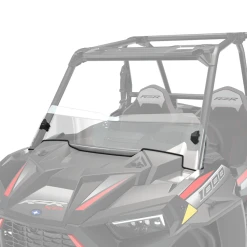 Polaris RZR Polycarbonate Half Windshield