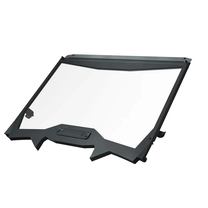 Polaris RZR Pro R 2-Seat Full Vented Windshield - Glass - Image 2