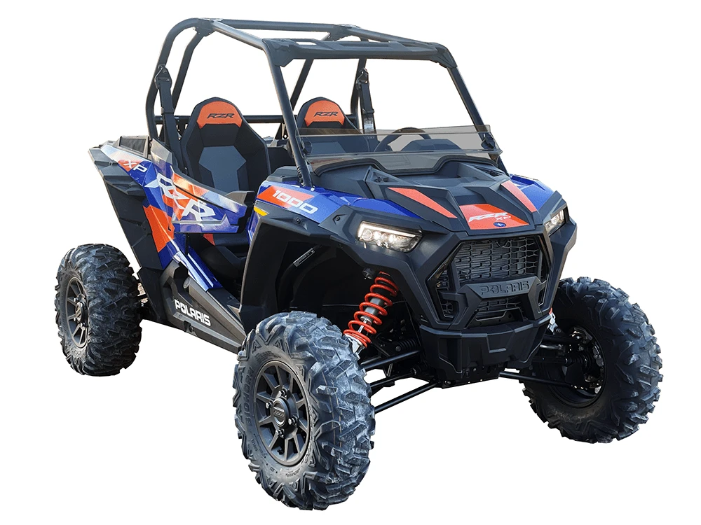 Spike Power Sports Spike Polaris RZR Turbo-S/XP 1000 TRR Tinted Short Shield - Image 2