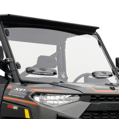 Spike Power Sports Spike Polaris Ranger Full Size (Pro-Fit) Venting Windshield With TRR (Tool-Less-Rapid-Release) Mounting System
