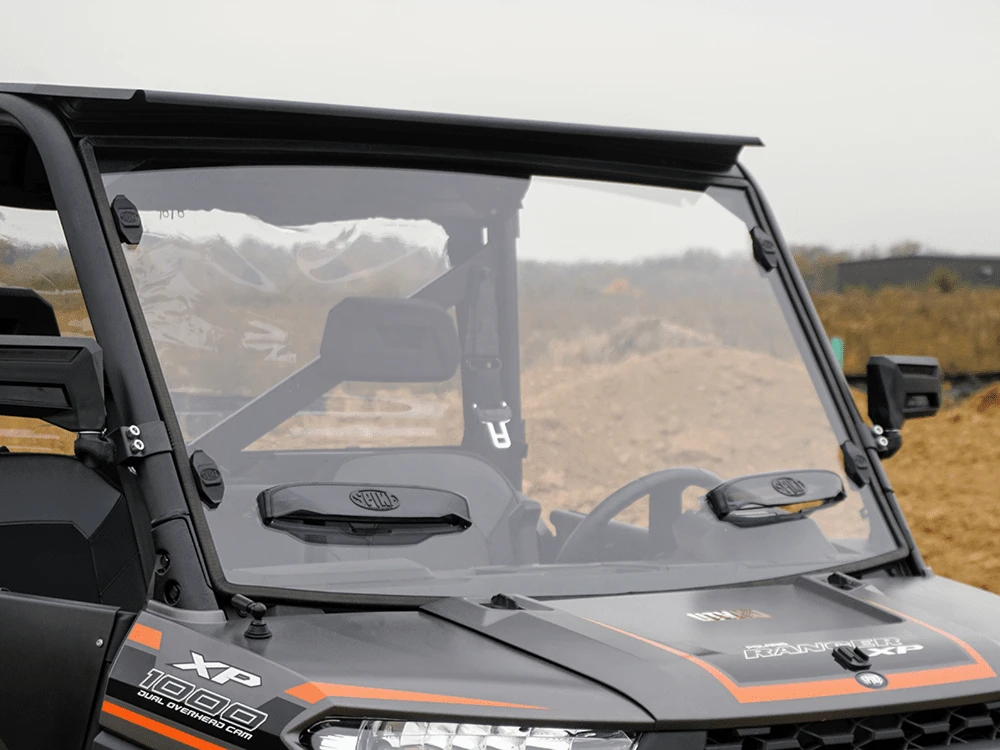 Spike Power Sports Spike Polaris Ranger Full Size (Pro-Fit) Venting Windshield With TRR (Tool-Less-Rapid-Release) Mounting System - Image 2