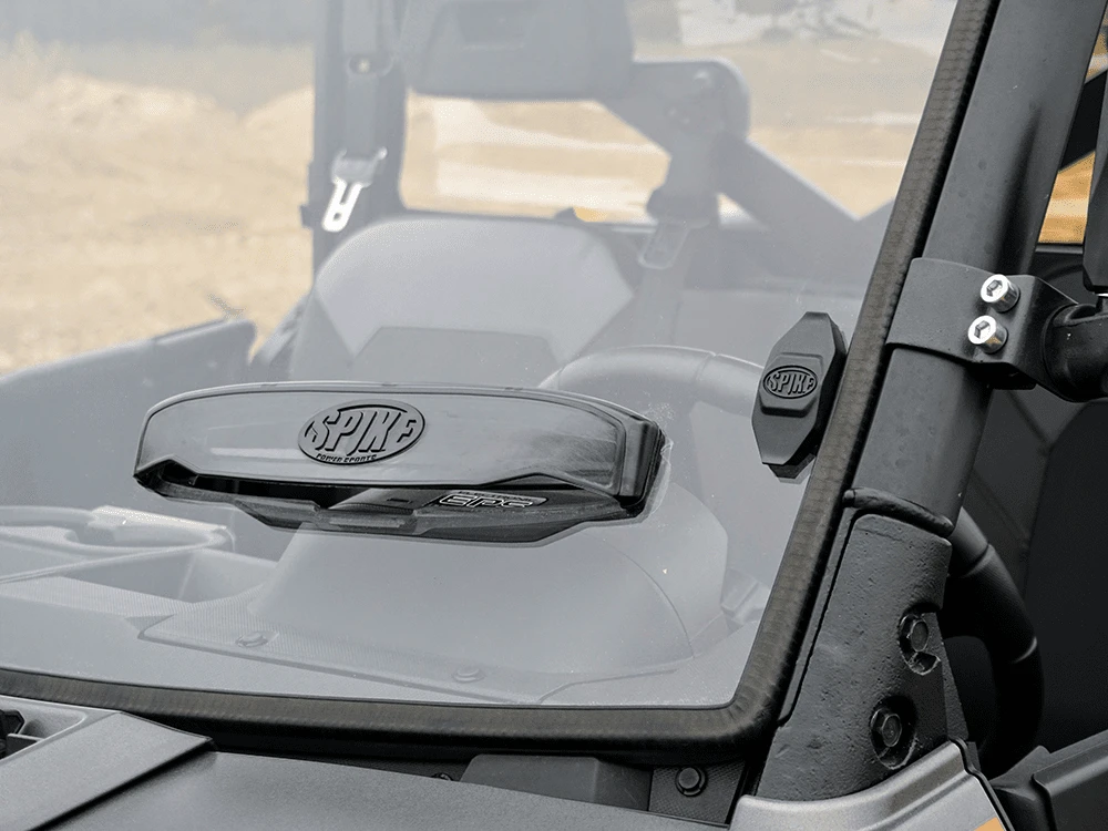 Spike Power Sports Spike Polaris Ranger Full Size (Pro-Fit) Venting Windshield With TRR (Tool-Less-Rapid-Release) Mounting System - Image 12