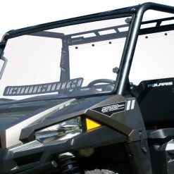 Spike Power Sports Spike Polaris Ranger Mid-Size (Pro-Fit Cage) Full Vented Windshield W/Hard Coat