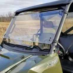 Spike Power Sports Spike Polaris Ranger (Pro-Fit) Full Size Tilting Scratch Resistant Windshield