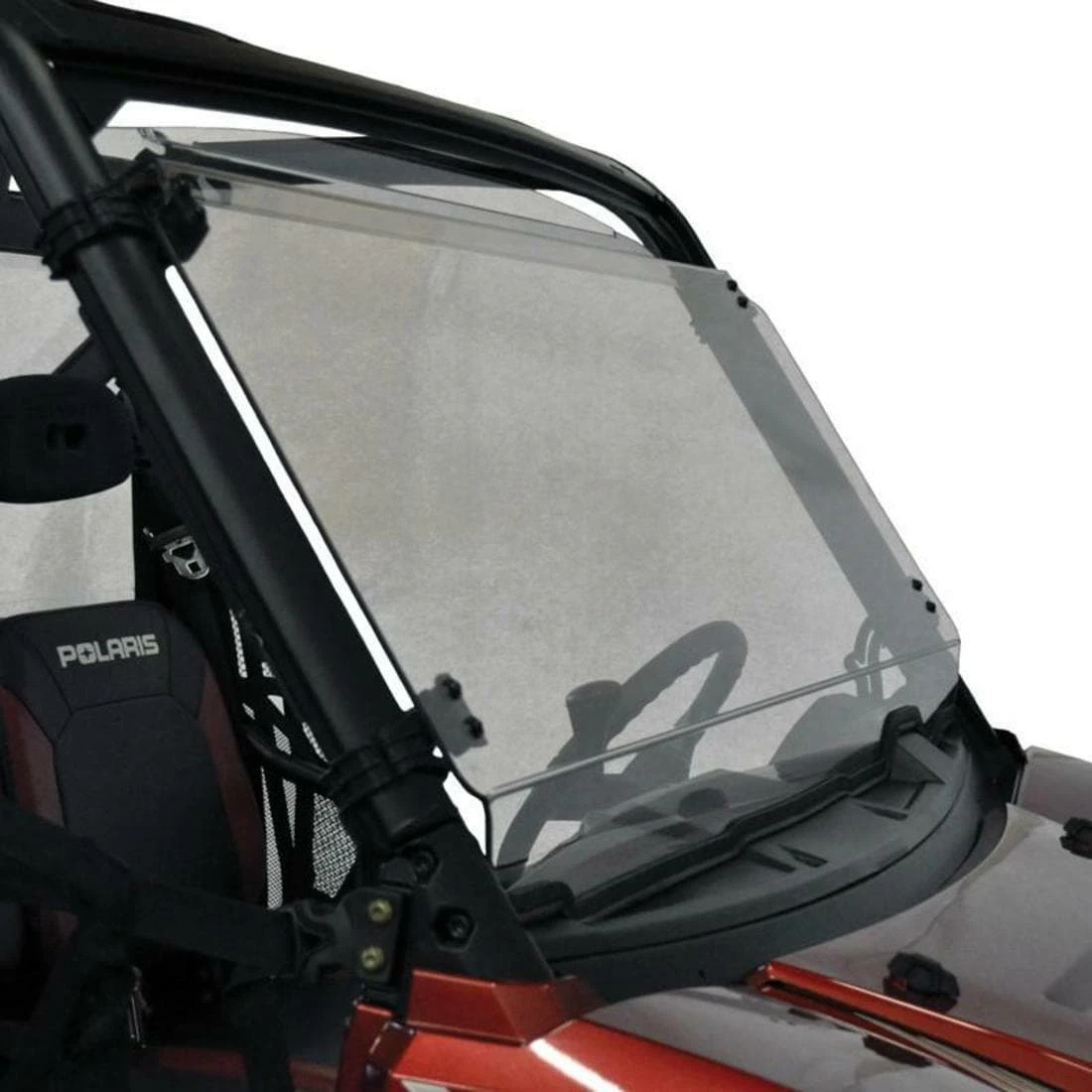 Spike Power Sports Spike Polaris Ranger (Pro-Fit) Full Size Tilting Scratch Resistant Windshield - Image 2