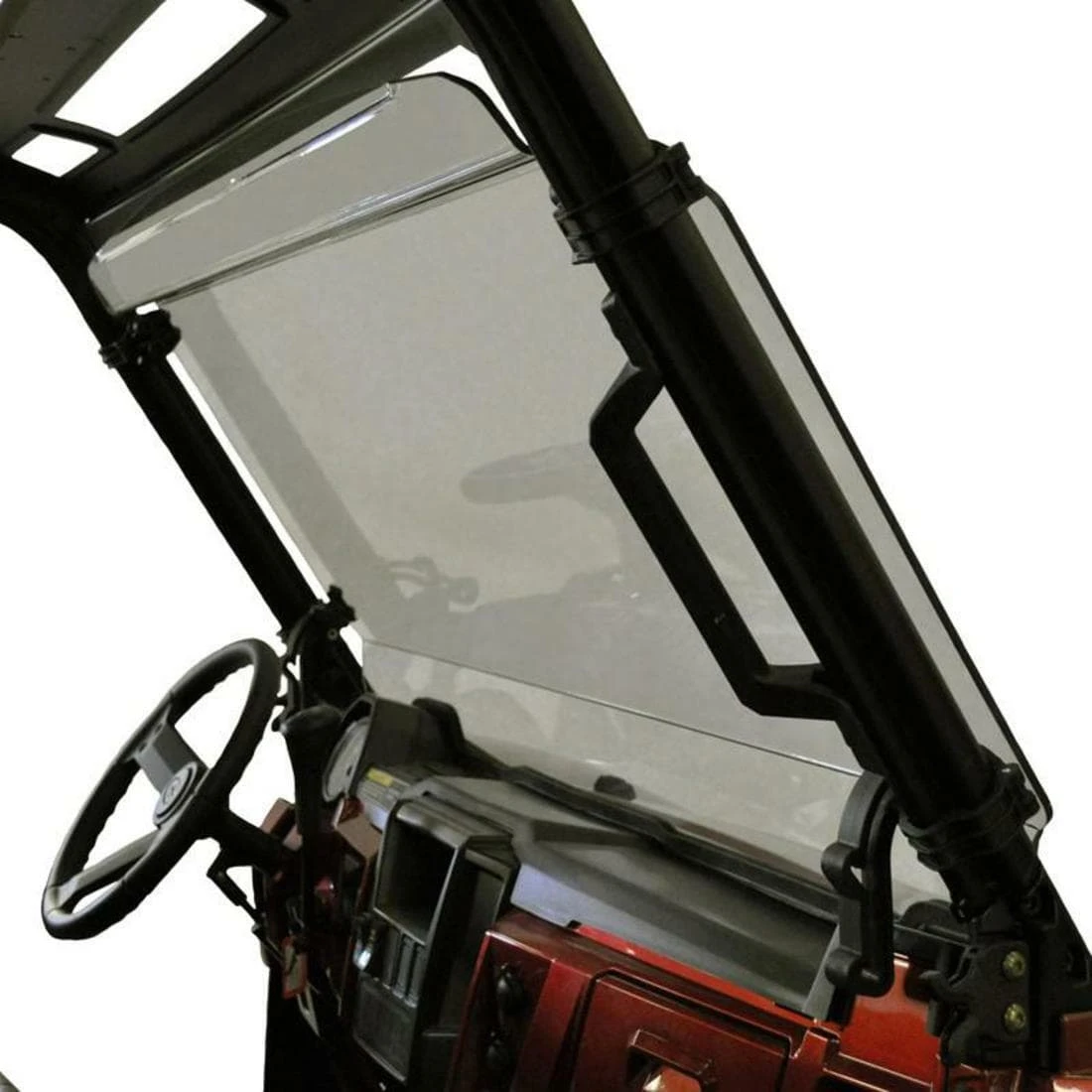 Spike Power Sports Spike Polaris Ranger (Pro-Fit) Full Size Tilting Scratch Resistant Windshield - Image 7