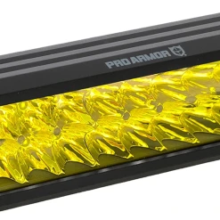 Pro Armor Onyx 11" Spot LED Dual Row Lightbar -Amber
