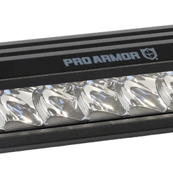 Pro Armor Onyx 11" Spot LED Single Row Light Bar - Clear