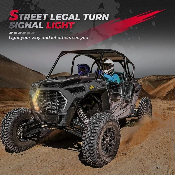 Kemimoto Polaris RZR XP 1000 Turbo (2019-2022) RGB Turn Signal Lights - Image 3