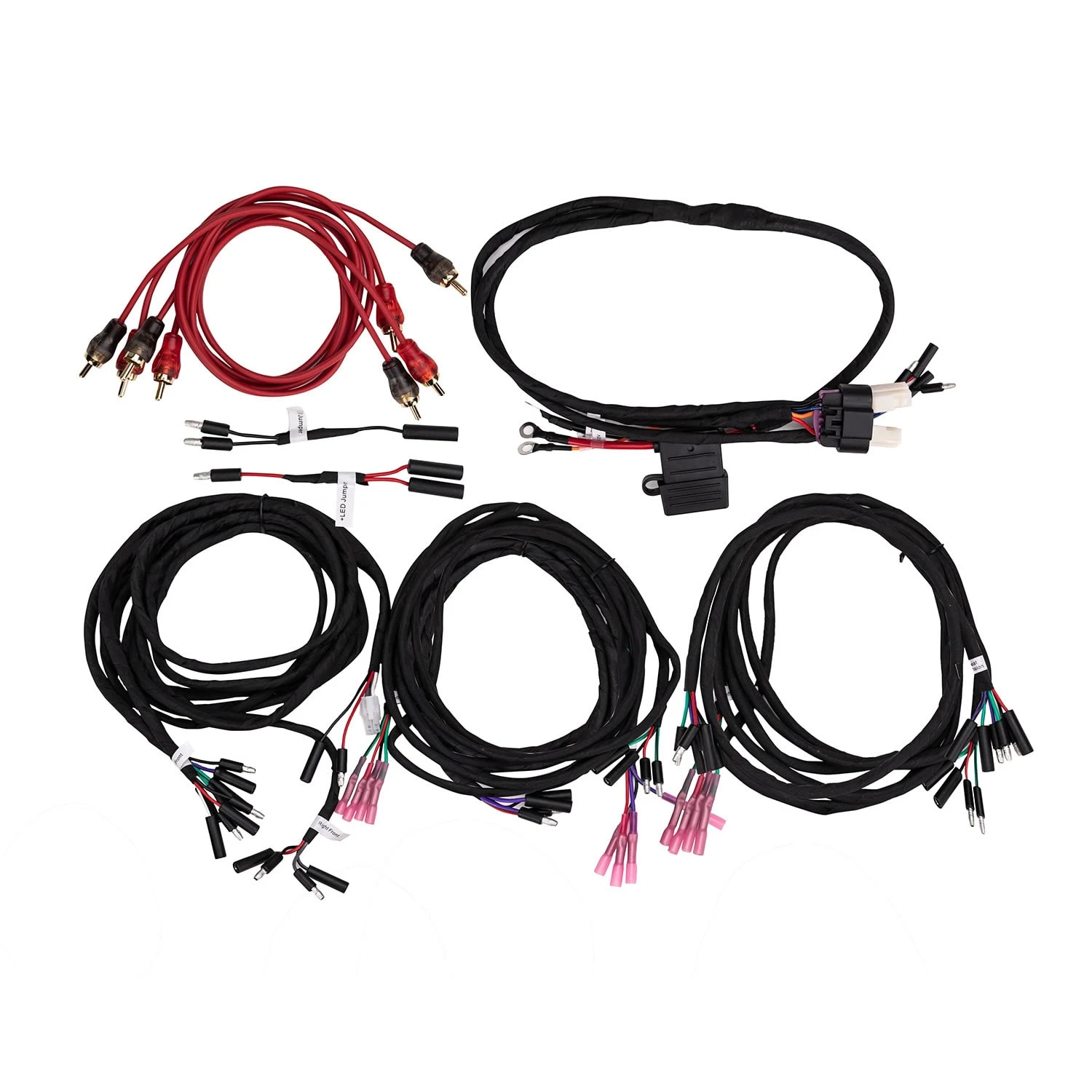 MB Quart RZR-RDAH Polaris RZR Tuned Dual Amplifier Wire Harness