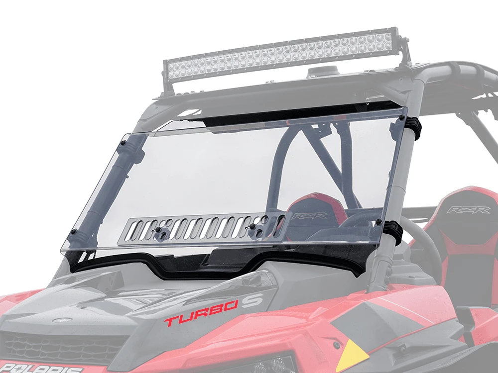 Spike Power Sports Spike RZR Turbo-S Scratch Resistant Venting Windshield - Image 5