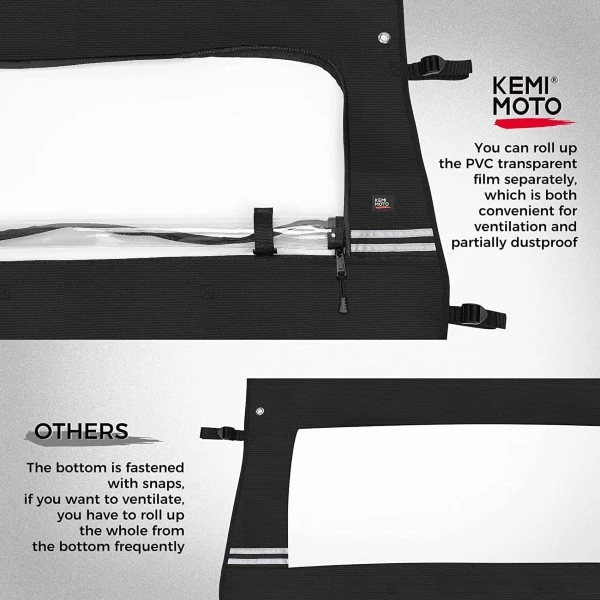 Kemimoto CFMOTO ZForce 500 / 800 / 1000 Rear Soft Window - Image 3