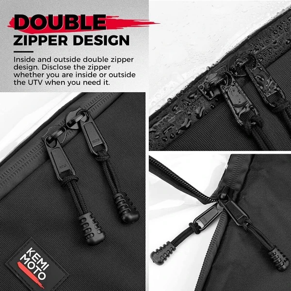 Kemimoto CFMOTO ZForce 500 / 800 / 1000 Rear Soft Window - Image 5