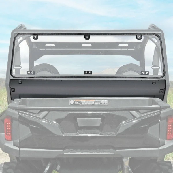 Kemimoto Polaris General 1000 / 4 2016-2023 UTV Rear Window Windshield Clear - Image 2