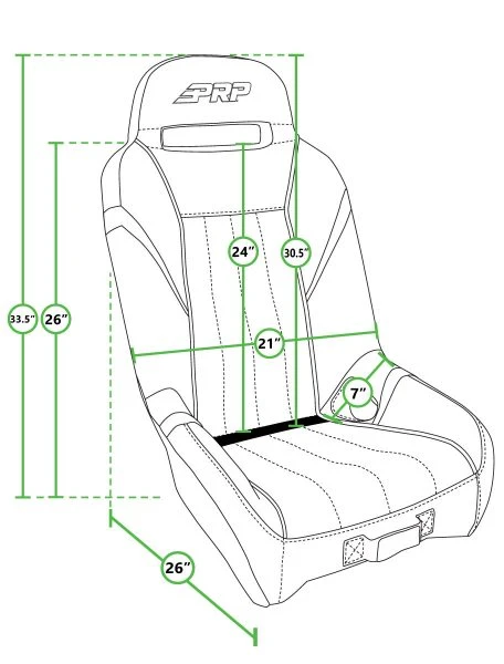 PRP Seats PRP X Shreddy GT/S.E Suspension Seat - Image 5