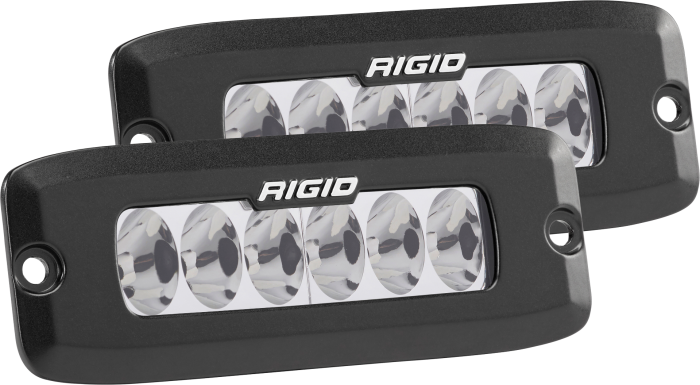 Rigid Industries Rigid SR-Q Series Pro Driving Pair Black Flush Mount