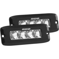 Rigid Industries Rigid SR-Q Series Pro Flood Pair Black Flush Mount