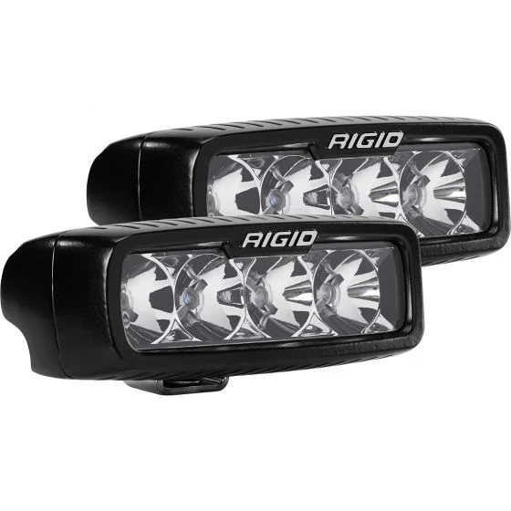 Rigid Industries Rigid SR-Q Series Pro Flood Pair Black Surface Mount