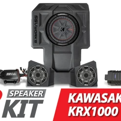 SSV Works 3-Speaker Kicker Audio-Kit - 2020-2023 Kawasaki KRX1000 2-Seater