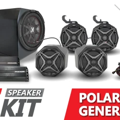 SSV Works 5-Speaker Plug-&amp;-Play System For Ride Command - 2016-2020 Polaris General