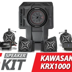 SSV Works 5-Speaker SSV Works Audio-Kit - 2020-2023 Kawasaki KRX1000 2-Seater