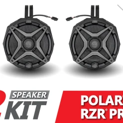 SSV Works 6.5in Cage-Mount Plug-&-Play Speaker-Pods For Ride Command - 2021-2023 Polaris RZR Pro