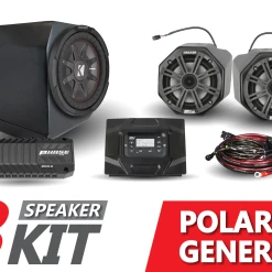 SSV Works Complete Kicker 3-Speaker Plug-&-Play System - 2016-2022 Polaris General
