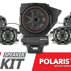 SSV Works Complete Kicker 5-Speaker Plug-&-Play Kit - 2014-2023 Polaris RZR