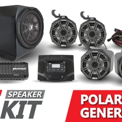 SSV Works Complete Kicker 5-Speaker Plug-&amp;-Play System - 2016-2022 Polaris General
