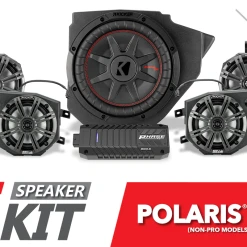 SSV Works Complete Kicker 5-Speaker Plug-&-Play System For Ride Command - 2014-2023 Polaris RZR