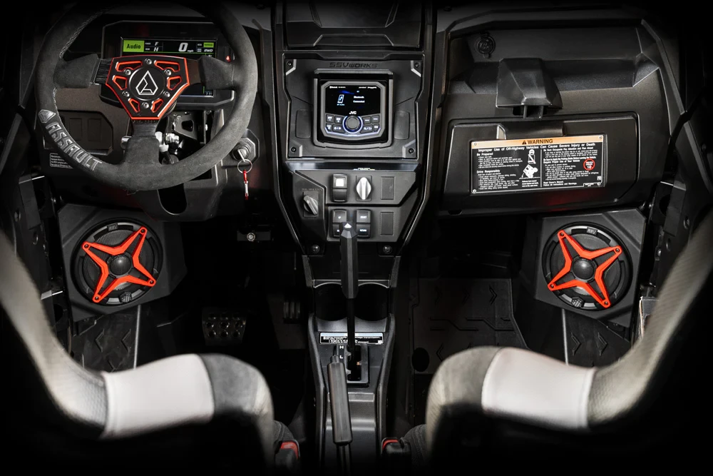 SSV Works Front-Kick Speaker-Pods - 2020-2023 Kawasaki KRX1000 - Image 4