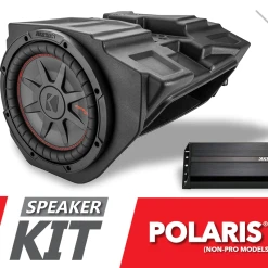 SSV Works Kicker 10in Subwoofer Plug-&-Play Kit For Ride Command - 2014-2023 Polaris RZR