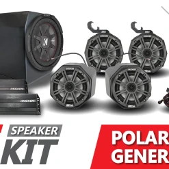 SSV Works Kicker 5-Speaker Plug-&-Play System For Ride Command - 2016-2020 Polaris General