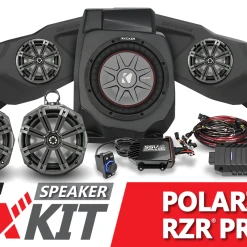 SSV Works Phase X Kicker 5-Speaker Plug-&-Play System - 2020-2023 Polaris RZR Pro