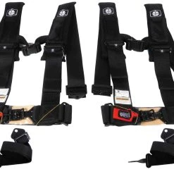 PRO ARMOR 5 POINT 3" HARNESS W/ SEWN IN PADS (2 PACK)