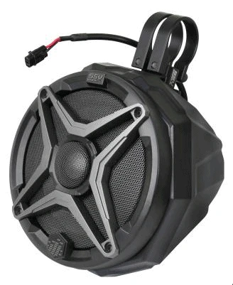 SSV Works 2-Speaker Cage-Mounted Plug-&-Play System For Ride Command - 2019-2022 Polaris RZR - Image 2