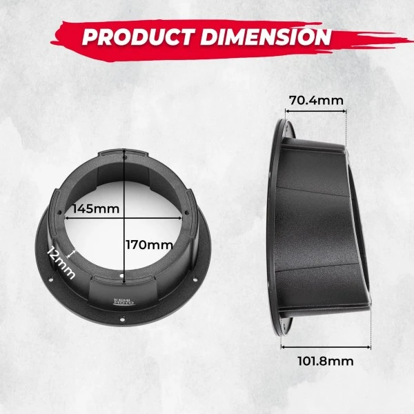 Kemimoto Universal Single 6.5 Inch Speaker Pod - Image 3