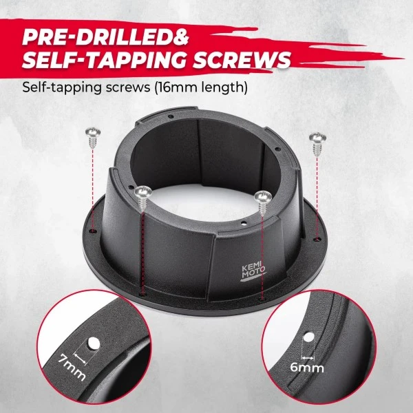 Kemimoto Universal Single 6.5 Inch Speaker Pod - Image 5