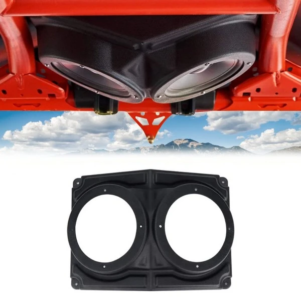 Kemimoto ATV/UTV/Cart Overhead Roof Mount Speaker Pods Enclosure 6.5 Inch