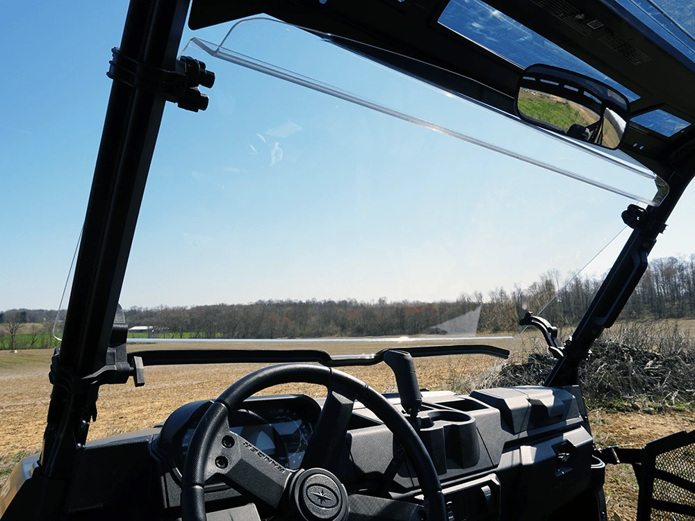 Spike Power Sports Spike Polaris Ranger (Pro-Fit) XP 1000 Tilting Scratch Resistant Windshield (2018+) 3 Spike Power Sports Spike Polaris Ranger (Pro-Fit) XP 1000 Tilting Scratch Resistant Windshield (2018+) - Image 3