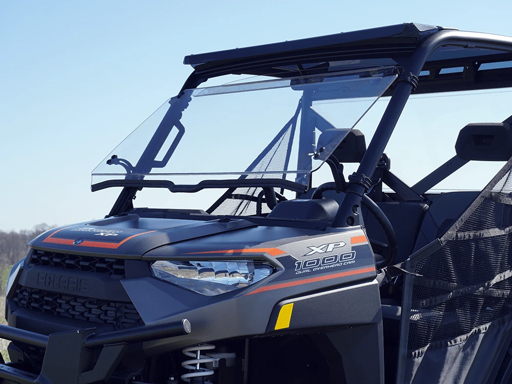 Spike Power Sports Spike Polaris Ranger (Pro-Fit) XP 1000 Tilting Scratch Resistant Windshield (2018+) 2 Spike Power Sports Spike Polaris Ranger (Pro-Fit) XP 1000 Tilting Scratch Resistant Windshield (2018+) - Image 2