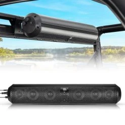 Kemimoto Univarasal UTV 28" Soundbar - 2X Tweeters/ 4X Subwoofers/ Waterproof/ Bluetooth