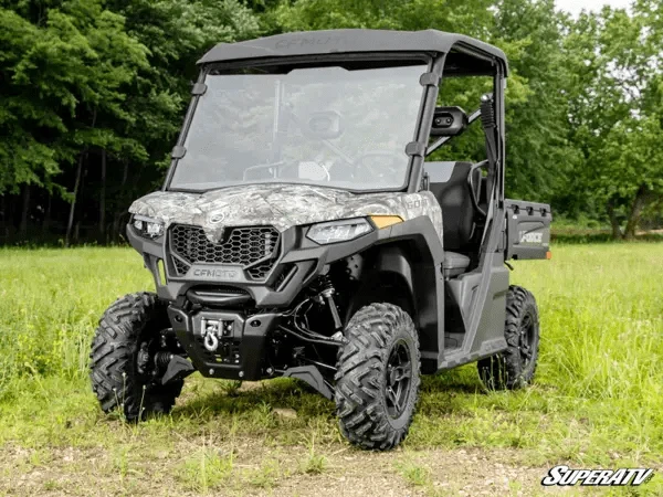 SuperATV CFMOTO UForce 600 Scratch Resistant Full Windshield - Image 2