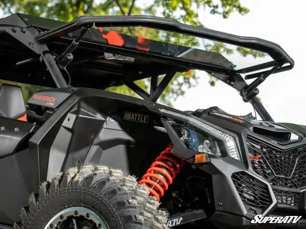 SuperATV Can-Am Maverick X3 Maxdrive Power Flip Windshield - Image 5