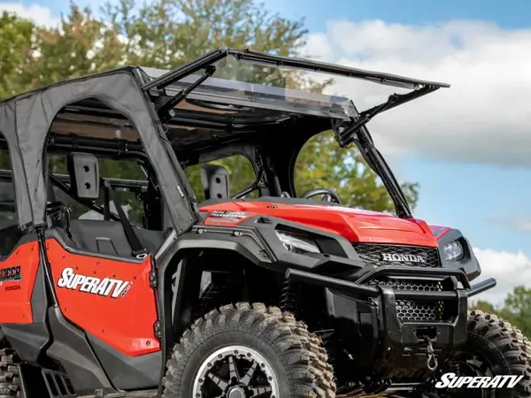 SuperATV Honda Pioneer 1000 Maxdrive Power Flip Windshield - Image 5