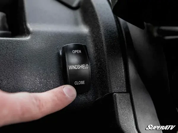 SuperATV Honda Pioneer 1000 Maxdrive Power Flip Windshield - Image 6