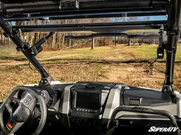 SuperATV Polaris RZR Pro XP Maxdrive Power Flip Windshield - Image 9