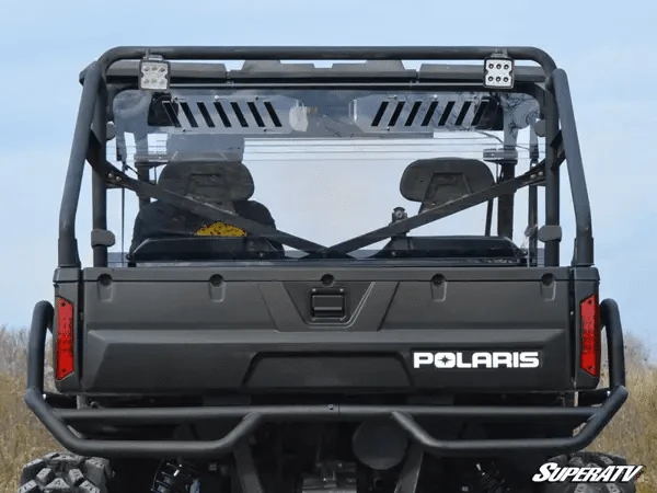 SuperATV Polaris Ranger Full-Size 570 Vented Full Rear Windshield - Image 2