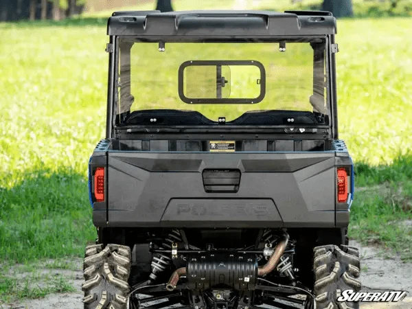 SuperATV Polaris Ranger Midsize Rear Sliding Windshield - Image 2