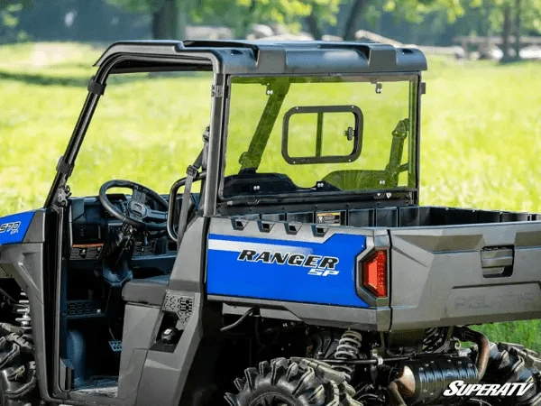 SuperATV Polaris Ranger Midsize Rear Sliding Windshield - Image 4